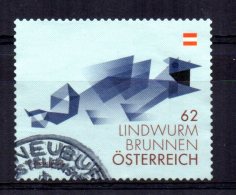 Austria - 2013 - 62c Landmarks/ Lindwurmbrunnen - Used - Oblitérés