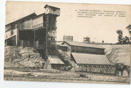 63 - Puy De Dome - St Eloy Les Mines Remblayage Hydraulique Remblais De La Mine Par Le Cheval Sur Rail 1918 - Saint Eloy Les Mines