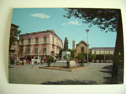 BITONTO PIAZZA MARGHERITA DI SAVOIA  MONUMENTO AL MUSICISTA  TRAETTA  ED. LO BUONO   FONDO NEGOZIO    VECCHIE CARTOLINE - Bitonto