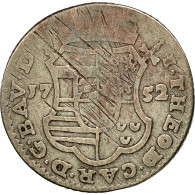 Monnaie, LIEGE, John Theodore, Escalin, 6 Sols, 1752, Liege, B+, Argent, KM:165 - Altri & Non Classificati
