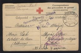 RUSSIA P.O.W. PRISONNIERS DE GUERRE WWI PRISONERS CAMP CARD CENSOR #04 - Lettres & Documents