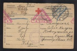 RUSSIA P.O.W. PRISONNIERS DE GUERRE WWI PRISONERS CAMP CARD CENSOR #06 - Lettres & Documents