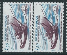 [19] Variété : PA N° 56 Hidraion Late 300 Double-frappe Des Légendes + Normal ** - Unused Stamps