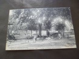 CPA 34 Hérault Saint André De Sangonis Souvenir De L'inondation Du 26/09/1907 Le Mur Des éoles ... TBE - Other & Unclassified