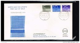 1976 - Netherlands FDC W29 - Crouwel 5c, 10c And 25c - FDC