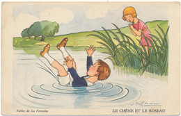 SPAHN - Fables De La Fontaine - Le Chêne Et Le Roseau - Other Illustrators