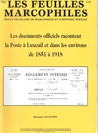 Feuilles Marcophiles Supp N° 296 ...La Poste à Luxeuil...de 1851 à 1918 - Französisch (ab 1941)