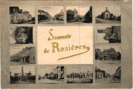 SOUVENIR DE ROSIERES MULTI VUES REF 55173 - Rosieres En Santerre
