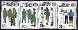 Trinidad And Tobago 1988 25th Anniversary Of Defence Force Set Of 4, MNH, SG 732/5 - Trinidad & Tobago (1962-...)