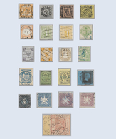 */O/(*)/Brfst/Br Nachlässe: 1840-1890: DAS ERSTE JUBILÄUM DES POSTWERTZEICHENS - "50 JAHRE BRIEFMARKEN", Untergebrach - Alla Rinfusa (min 1000 Francobolli)