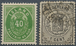 **/*/O Nachlässe: 1850er-Moderne: Kleiner Auslandsbestand (ohne Deutschland) Mit Marken Aller Art, Meist Au - Vrac (min 1000 Timbres)