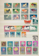 **/*/O China: 1898/2003, Mint/used Resp. From 1980s MNH In Three Stockbooks, Mainly PRC Inc. Goldfish Used, - Andere & Zonder Classificatie