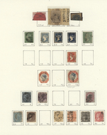 O Indien: 1852-1988, Collection In Borek Album Starting Scinde Dawk 1/2 An. White, 1854 Few QV Used, 1 - Autres & Non Classés