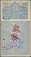 Br Indien - Feudalstaaten: JAMMU & KASHMIR 1940's Ca.: Four J&K Hundis Used And Franked With Various J& - Autres & Non Classés