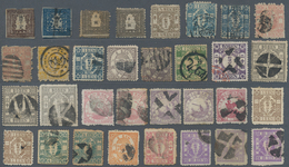 */(*)/O Japan: 1871/1952, Mint And Used In Large Stockbook Inc. Genuine Dragons (4), Cherry Blossoms (53), O - Autres & Non Classés