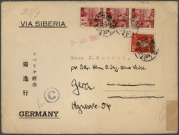 Br/ Japan: 1899/1940 (ca.) Mainly Covers And Some Ppc (73) Inc. Registration, Censorship And Often To Sw - Andere & Zonder Classificatie