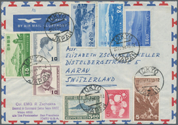 Br Korea-Süd: 1954/55, Korean War, Neutral Nations Supervisiory Comittee NNSC Airmail Covers (9) Forwar - Corée Du Sud