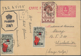 Br/GA Madagaskar: 1940/1945, CENSORED MAIL WWII, Very Attractive Lot With 19 Covers, Comprising Registered - Andere & Zonder Classificatie