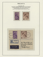 **/O Malaiische Staaten - Malakka: 1948-1986 Specialized Collection Of Mint And Used Stamps, Blocks Of Fo - Malacca