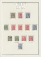 **/O Malaiische Staaten - Negri Sembilan: 1891-1963 Specialized Collection Of Mint And Used Stamps, Block - Negri Sembilan