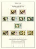 **/O Malaiische Staaten - Selangor: 1891-1986 Specialized Collection Of Mint And Used Stamps, Blocks Of F - Selangor