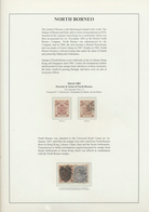 **/*/O Nordborneo: 1883-1945: Specialized Mint And Used Collection Well Written Up And Housed In Two Binder - Noord Borneo (...-1963)
