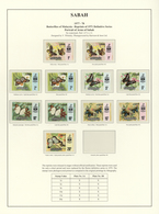 **/O Nordborneo: 1947-1986 North Borneo + Sabah: Specialized Collection Of Mint And Used Stamps, Blocks O - Noord Borneo (...-1963)