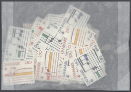 ** Dänemark: 1960-1991: Bulk Lot, CEPT Stamps In Complete Sets. 1960: 500 Sets, 1969: 800 Sets, 1977: 5 - Covers & Documents