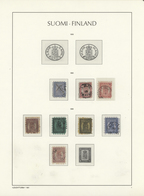 O/*/**/Br/GA Finnland: 1860/1987(ca.), Old Collection Mint And Used With Better Sets, Etc., High Cat. - Briefe U. Dokumente