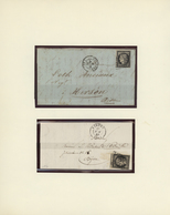 O/Br/*/** Frankreich: 1850/1946, Scarce And Valuable Used And Mint Collection With Many Multiples And Stamps O - Oblitérés