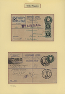 GA Großbritannien - Ganzsachen: 1940/1953 Ca., KING GEORGE VI, Specialized Collection With More Than 60 - 1840 Mulready Envelopes & Lettersheets