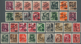 */** Karpaten-Ukraine: 1945, Lot Of 55 Stamps, All Genuine, Mostly LH, Few Small Faults Noted. Most Signe - Ukraine