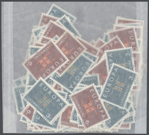 ** Luxemburg: 1958-1991: Bulk Lot, CEPT Stamps In Complete Sets. 1958: 200 Sets, 1959: 800 Sets, 1960: - Autres & Non Classés