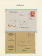 O/Br/GA Niederlande - Stempel: 1945/1946, EMERGENCY CANCELLATIONS, Collection With Ca. 30 Covers, Comprising - Poststempels/ Marcofilie