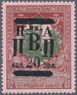 * Russland - Post Der Bürgerkriegsgebiete: Nikolajewsk / Amur / Priamur: 1921. Overprint Definitive St - Sonstige & Ohne Zuordnung