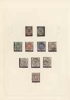 O Lübeck - Marken Und Briefe: 1859/67, Gestempelte Sammlung Mit MiNr. 3, 5, 8-12, 13(3),14, Erhaltung - Lubeck