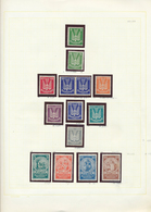 **/*/O/GA/Br Deutsches Reich - Weimar: 1923/1933, Ungebraucht Und Gestempelte Sammlung Von Marken, Ganzsachen Und - Unused Stamps