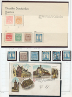 **/*/O/Br Deutsches Reich - Privatpost (Stadtpost): 1896/1899, AUGSBURG Privatpost, Schöne Sammlung Mit 24 Mar - Posta Privata & Locale