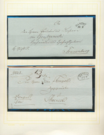 **/*/O/Br Danzig: 1825/1939, Ungebraucht Und Gestempelte Sammlung Von Marken, Ganzsachen Und Briefen In Einem - Autres & Non Classés