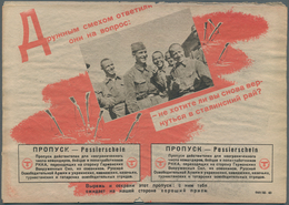 Sowjetische Zone - Besonderheiten: 1943, 4 German Propaganda Leaflets, Also One Propaganda Booklet " - Altri & Non Classificati