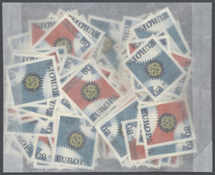 ** Bundesrepublik Deutschland: 1958-1991: Bulk Lot, CEPT Stamps In Complete Sets. 1958: 600 Sets, 1959: - Andere & Zonder Classificatie