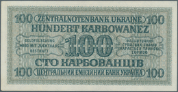 Ukraina / Ukraine: Lot Von 88 Scheinen: Um 1918 11 Scheine Und Bond Certificates 2-1000 Hryven, 24 S - Ucraina