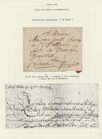 Br/O/ Deutschland: HANAU: Ab 1722, Sehr Interessante Heimatsammlung In Zwei Selbst Gestalteten Alben Mit I - Sammlungen