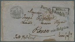 Br/GA Deutschland: 1864/1949, Lot Von Sechs Besseren Belegen, Dabei Altdeuschland, Drei Privat-Ganzsachen - Verzamelingen