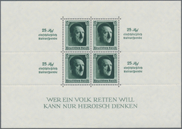 **/O/(*) Deutschland: 1923/1955 (ca.), Kleines Steckkartenlot Mit Dt.Reich Wagner-Satz Gest., Blocks 9/11, Zu - Verzamelingen