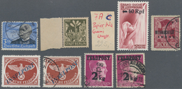 O/** Deutschland: 1934/1945, Lot Von Acht Marken, Dabei Feldpost Mit Besseren Marken, Dt.Besetzung Luxemb - Verzamelingen