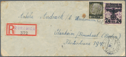 Br/GA Deutschland - Nebengebiete: 1900/1944, Dt. Kolonien Bis Bes. II. WK. Kleiner Posten Mit Fast 70 Brie - Collections