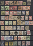 O/*/(*) Altdeutschland: 1849/1870 (ca.), Meist Gestempelte Partie Von Ca. 290 Marken, Unterschiedliche Erhal - Collections