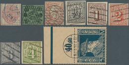 O Altdeutschland: 1856/1911, Interessantes Lot Besserer Altdeutscher Marken, Dabei U.a. HANNOVER MiNr. - Collections