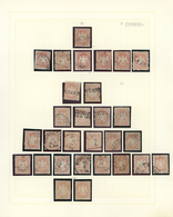 Brfst/O/Br/GA/(*)/* Bayern - Marken Und Briefe: 1849/1875, Umfangreiche, Meist Gestempelte Sammlung Der KREUZERAUSGABEN - Autres & Non Classés